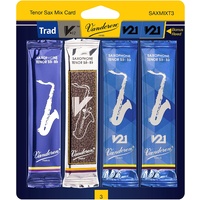 Vandoren Tenor Saxophone Reed Mix Card Grade 3
