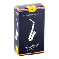 Vandoren Alto Saxophone Reed Traditional Grade 4.0 Box of 10