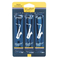 Vandoren Tenor Sax Traditional Reeds Strength 1.5 , Card of 3 Reeds ,  SR2215/3 