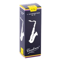Vandoren Tenor Saxophone Reed Traditional - Grade 1.5 - Box of 5