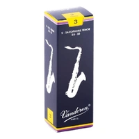 Vandoren Tenor Saxophone Reeds Traditional - Grade 3.0 - Box of 5