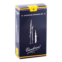 Vandoren Sopranino Saxophone Reed Traditional Grade 4.0 Box of 10