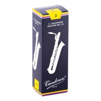 Vandoren Baritone Saxophone Reed - Traditional - Grade 3.0 Box of 5