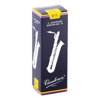 Vandoren Baritone Saxophone Reeds - Traditional - Grade 3.5 Box of 5