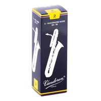 Vandoren Bass Saxophone Reeds Traditional Grade 2.0 Box of 5