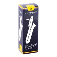 Vandoren Bass Saxophone Reeds Traditional Grade 3.0 Box of 5