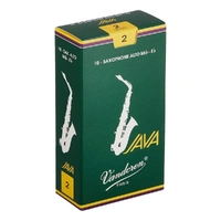 Vandoren Alto Saxophone Reed JAVA Grade 2.0 Box of 10