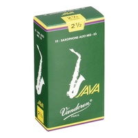 Vandoren Alto Saxophone Reed JAVA Grade 2.5 Box of 10