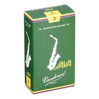Vandoren Alto Saxophone Reed JAVA Grade 3.0 Box of 10