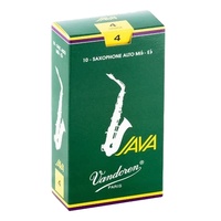 Vandoren Alto Saxophone Reeds JAVA Grade 4.0 Box of 10