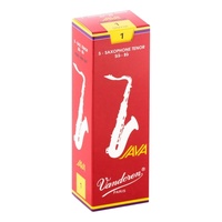 Vandoren Tenor Saxophone Reeds JAVA RED Grade 1.0 Box of 5