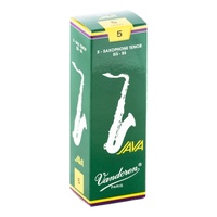 Vandoren Tenor Saxophone Reeds - JAVA - Grade 5.0 - Box of 5
