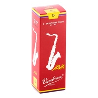 Vandoren Tenor Saxophone Reeds JAVA RED Grade 5.0 Box of 5
