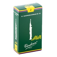 Vandoren Soprano Saxophone Reed - JAVA Grade 2.0 Box of 10