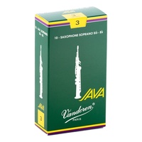 Vandoren Soprano Saxophone Reed - JAVA Grade 3.0 Box of 10