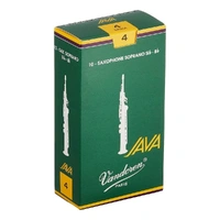 Vandoren Soprano Saxophone Reed - JAVA Grade 4.0 Box of 10