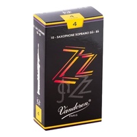Vandoren Soprano Saxophone Reeds jaZZ Grade 4.0 Box of 10