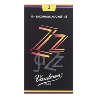 Vandoren Alto Saxophone Reed jaZZ Grade 3.0 Box of 10