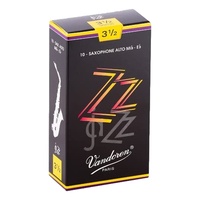 Vandoren Alto Saxophone Reeds jaZZ Grade 3.5 Box of 10