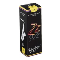Vandoren Tenor Saxophone Reeds - jaZZ - Grade 3.0 - Box of 5