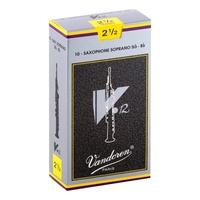 Vandoren Soprano Saxophone Reed - V12 - Grade 2.5 - Box of 10