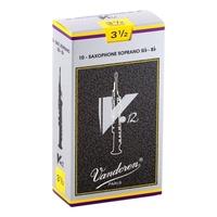 Vandoren Soprano Saxophone Reed - V12 - Grade 3.5 - Box of 10