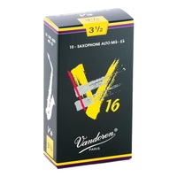 Vandoren Alto Saxophone Reeds V16 Grade 3.5 Box of 10