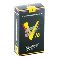 Vandoren Soprano Saxophone Reeds - V16 - Grade 3.0 - Box of 10