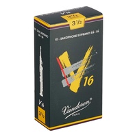 Vandoren Soprano Saxophone Reeds - V16 - Grade 3.5 - Box of 10