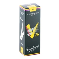 Vandoren Tenor Saxophone Reeds - V16 - Grade 4.0 Box of 5