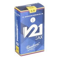 Vandoren Soprano Saxophone Reed - V21 - Grade 3.5 - Box of 10