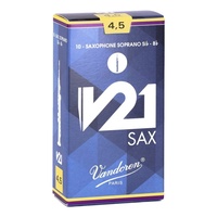 Vandoren Soprano Saxophone Reed - V21 - Grade 4.5 - Box of 10