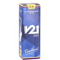 Vandoren Tenor Saxophone Reeds - V21 - Grade 4.5 Box of 5