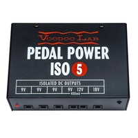 Voodoo Lab Pedal Power ISO 5 9V 12V 18V DC Pedal Power Supply