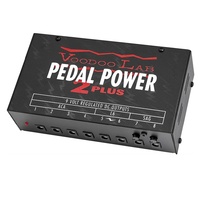 Voodoo Lab Pedal Power 2 Plus 9V 12V 18V 24V DC Effect Pedal Power Supply