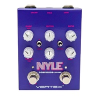 Vertex Effects Nyle Compressor Pedal Channel Strip Effects Pedal