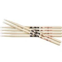 Vic Firth 2BN Classic Hickory 2B Nylon Tip Drum Sticks 3 Pairs Drumsticks