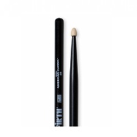 Vic Firth American Classic Drumsticks - 5B - Wood Tip - Black Finish
