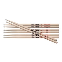 Vic Firth 5AN Hickory Drumsticks NYLON Tip Value Pack Buy 3 get 4 Pairs