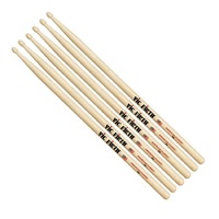 Vic Firth  Classic American Hickory 5A Wood Tip Drum Sticks x 3 Pairs Drumsticks