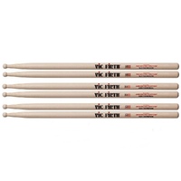Vic Firth American Custom Drumsticks Wood Tip - General 3 Pairs