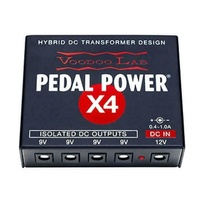 Voodoo Lab Pedal Power X4 Expander Kit Pedal Power Supply Expander with 4 x Isolated 9V Outlets,