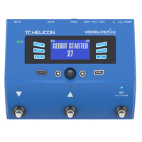 TC Helicon 3-Button Voicelive Play Vocal Stompbox With Looping Effects