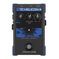 TC Helicon Single-Button Voicetone H1 Stompbox For Flexible Pitch Correction