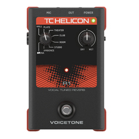 TC Helicon Single-Button Voicetone R1 Stompbox For Flexible Pitch Correction