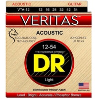 DR Strings Veritas  Perfect Pitch  Light Acoustic Guitar Strings 12 - 54 