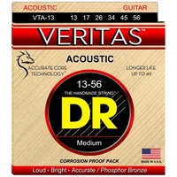 DR Strings Veritas  Perfect Pitch  Medium Acoustic Guitar Strings 13 - 56 VTA-13