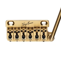 Vega-Trem Ulytatrem GOLD Bridge For Retro Fitting 2 Point Guitar Bridges