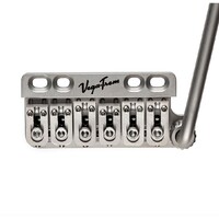 Vega-Trem Ultratrem Std Satin Bridge For Retro Fitting 6 Point Guitar Bridges