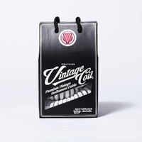 Voltage Vintage Coil 25ft Coiled Guitar Cable straight  / Straight -  White